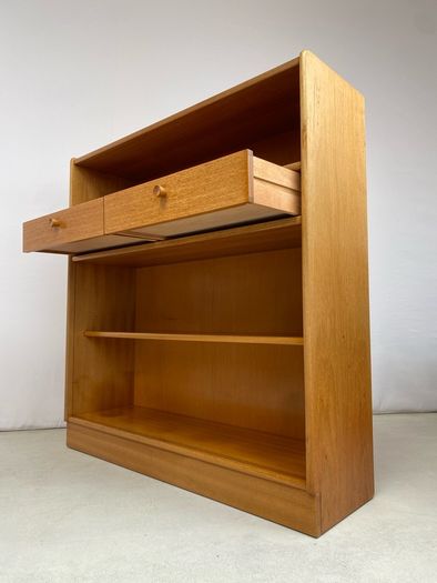 Mid Century Nathan Teak Bookcase