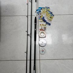 Brand New Daiwa D-Wave Seabass Rod + Sea Fishing Lines & Rigs Bundle