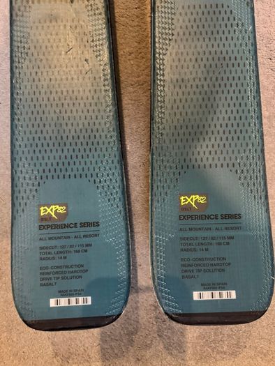 Mens All Mountain Skis 168cm