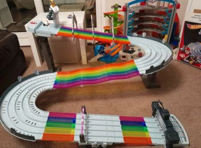 Mario Rainbow Road Race Track