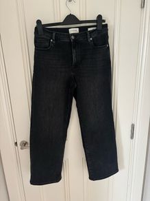 FRAME The Mellow Straight Cropped Jeans
