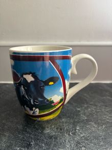 Tipperary Crystal Eoin O'Connor Breaking Boundaries Cow Mug