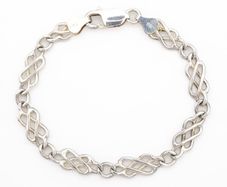 Signed Italian Sterling Silver Bracelet
