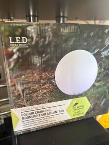 Solar powered moon Lantern