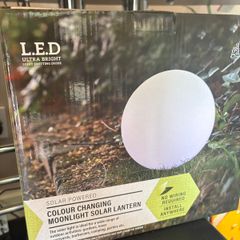 Solar powered moon Lantern