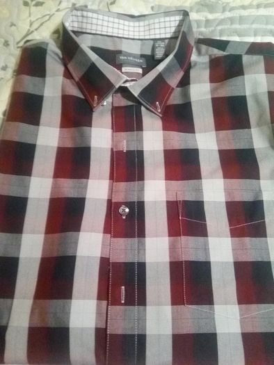 Long sleeve checked shirt. XXL 18