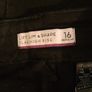 ladies black next jeans Image 3