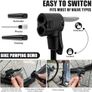 Bike Pump with Pressure Gauge, Bicycle Floor Pump Portable Bike Tyre Pump Stand Pump 160PSI/11Bar High Pressure Bike Air Pump with Presta, Schrader Valves for all Bikes, Road Mountain Bikes & Balls Image 6