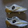 Football Boots Lotto Zhero Evolution White/Gold (2008) Size 9UK SG Image 5