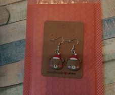 Christmas Teddy Bear Earrings