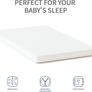 -3-in-1 Wooden Baby Cot Bed,Baby Crib,Convertible Baby Bed with Teething Rail,5 Adjustable Bed Base Positions,Mattress Included,From Birth to 6 Years Image 3