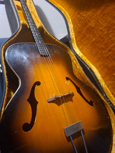 Rare Vintage 1930's Gretsch Jumbo Archtop Tenor Acoustic