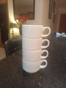 Steelite Stackable Espresso Cups x 4