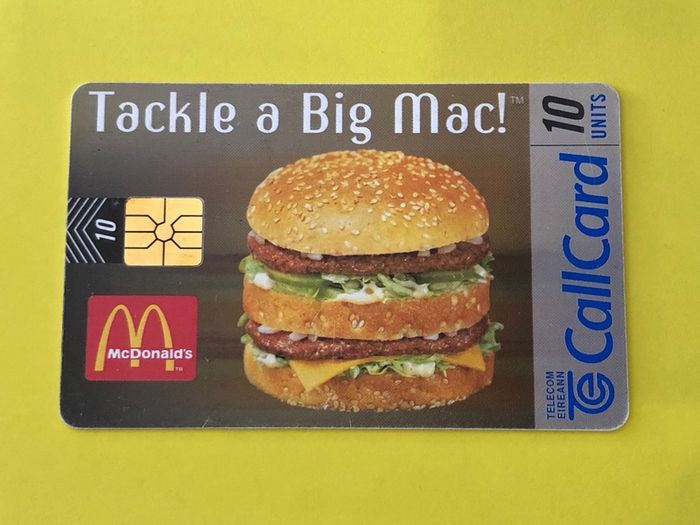 Callcard 1212 Mc Donalds Gemplus Variations