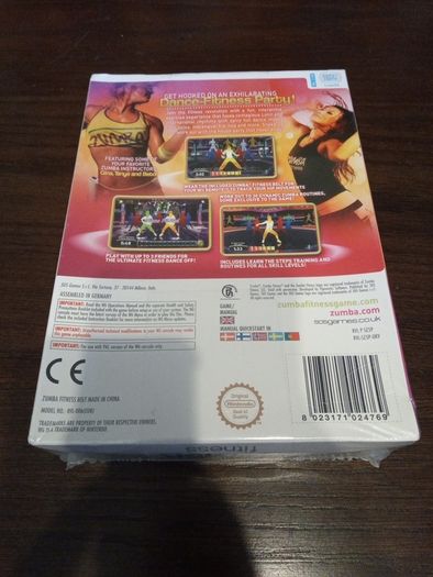Zumba fitness bundle game and belt (still in plastic)