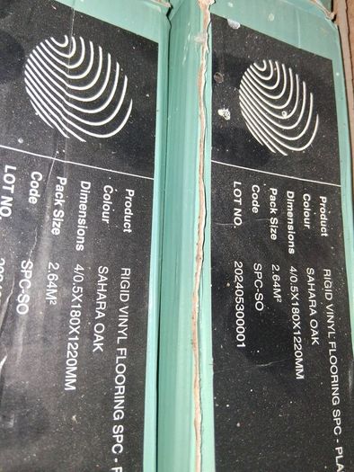 6 x  boxes of SPC flooring.