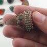 Ancient Inspired Brass Rings Set of 15 Collectible Jewellery Pieces Image 3