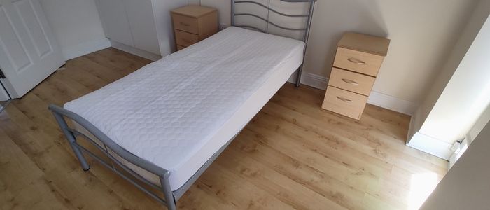 Pristine Single Bed & Premium Orthapedic Mattress
