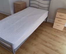 Pristine Single Bed & Premium Orthapedic Mattress