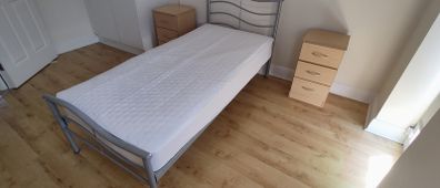 Pristine Single Bed & Premium Orthapedic Mattress