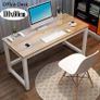 Modern Office Desk Computer Table Laptop Study Table Metal Steel Frame Easy Assemable Home Office Workstation Image 2