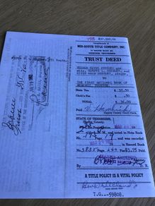 Elvis Memorabilia - Property Trust Deed