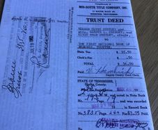 Elvis Memorabilia - Property Trust Deed