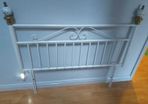 Metal headboard