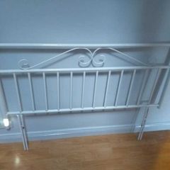Metal headboard