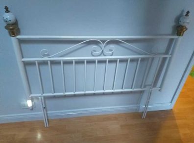 Metal headboard