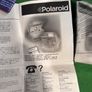 vintage Polaroid P-600 Silver Instant Camera Image 3