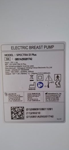 Spectra S1 plus breast pump