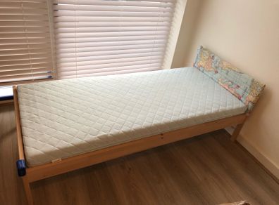 kid bed single with mattress