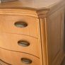 Large American Lexington bow front chest of drawers Image 4