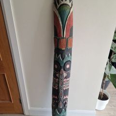 Huge Handmade Tribal Totem Wall Mask / Ornament  167cm Statement Piece