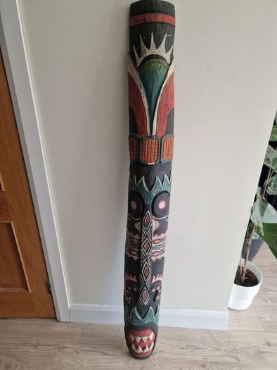 Huge Handmade Tribal Totem Wall Mask / Ornament  167cm Statement Piece