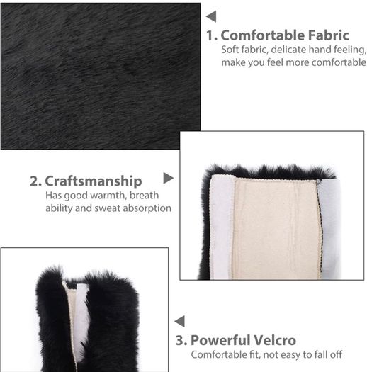 2 Pack Seat Belt Pads, Seat belt Strap Cover, Car Seat belt Comfort Pads, Soft Faux Big Rabbit Fur, Comfort Harness Pads Protect Shoulder Neck Padding for Kids, Adults