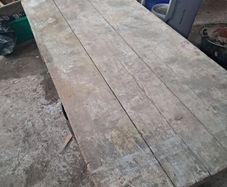 Old hospital day bed