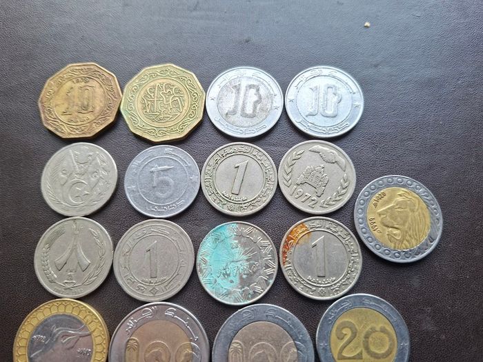 A Lot of 170 grams of coins from Algeria (1972-2017)