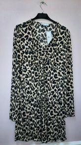 New leopard print dress tag attached