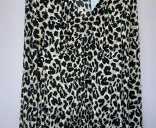 New leopard print dress tag attached
