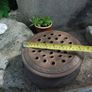 Antique copper Italian bed warmer, Planter Pot, Garden Throw Image 7
