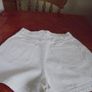 Ladies White Cotton Shorts for Sale Image 4