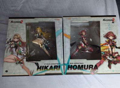 Xenoblade Chronicles 2 Mythra & Pyra 1/7 Scale UNBOXED and PERFECT CONDITION Goodsmile Company