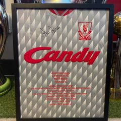 liverpool signed shirt