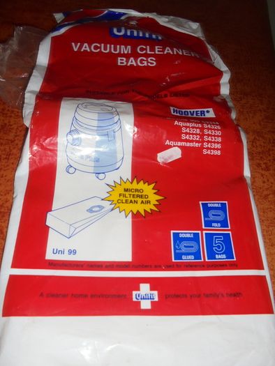 Unifit Vacuum Cleaner Bags for Sale x 3