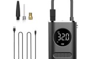 Car Motorcycle Motorbike Bicycle Ball Air Pump Portable Mini Self Propelled Electric Tire Pump Air Pump Handheld Wireless Digital Display Charging Pump
