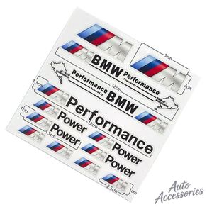 Reflective Car Badge Decor Stickers Car Motorcycle Night Driving Safety Luminous Decals For BMW 1 3 5 7 Series X1 X3 X5 X7