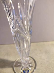 Lovely Crystal Bohamine  Vase With Steaker..