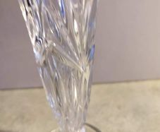 Lovely Crystal Bohamine  Vase With Steaker..